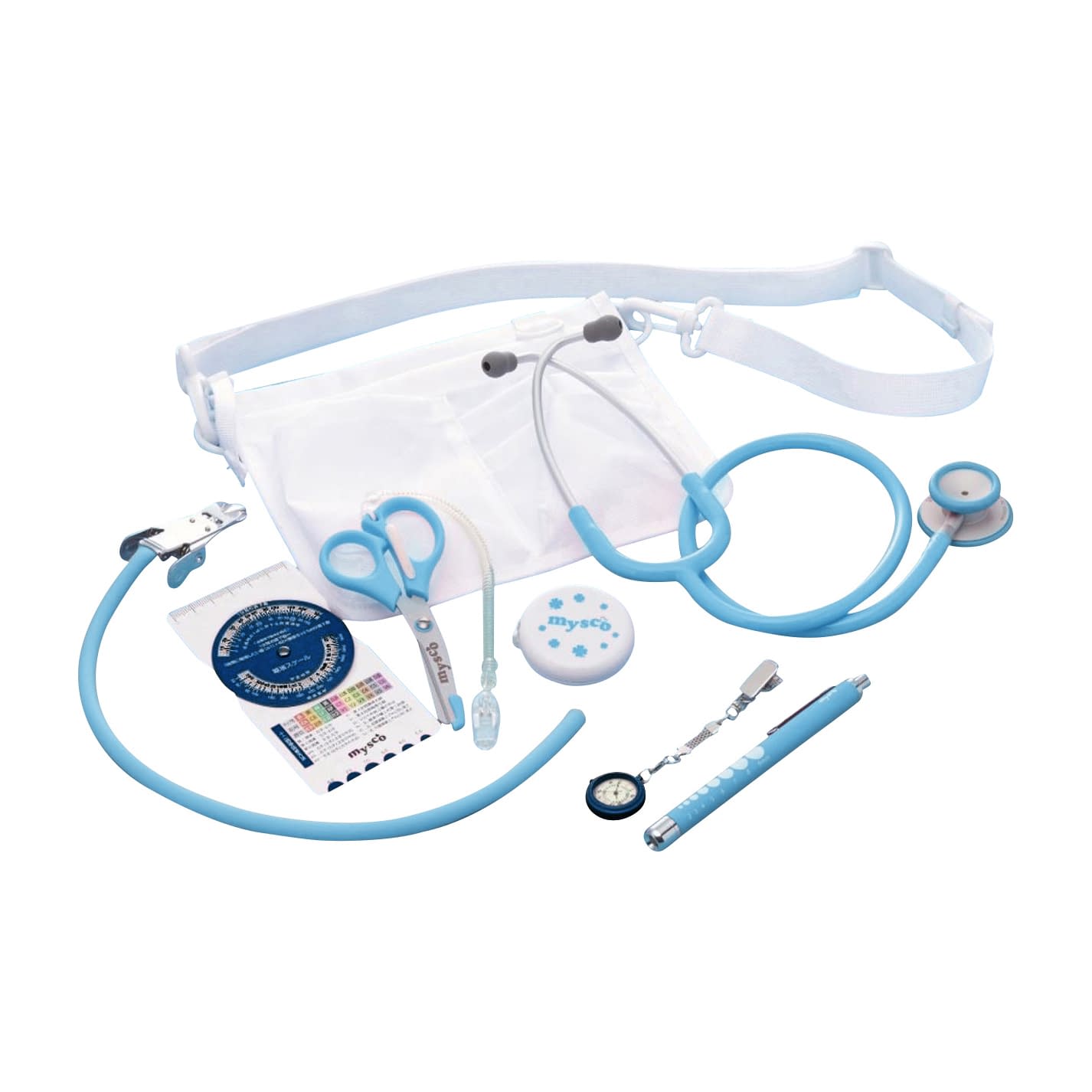 Mysco Nurse Tool Set A Nursing Set 24-7029-00 MATSUYOSHI MY-NS0600B (Blue)
