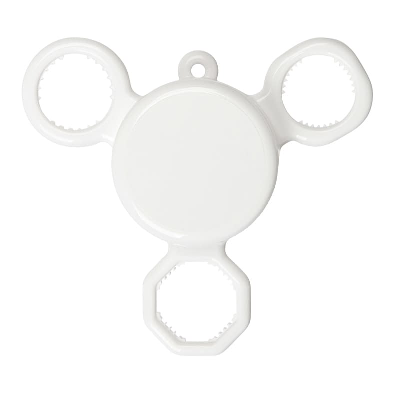 Cap opener, self-help tool, 24-8037-01, Komori Resin, 383929 (white)