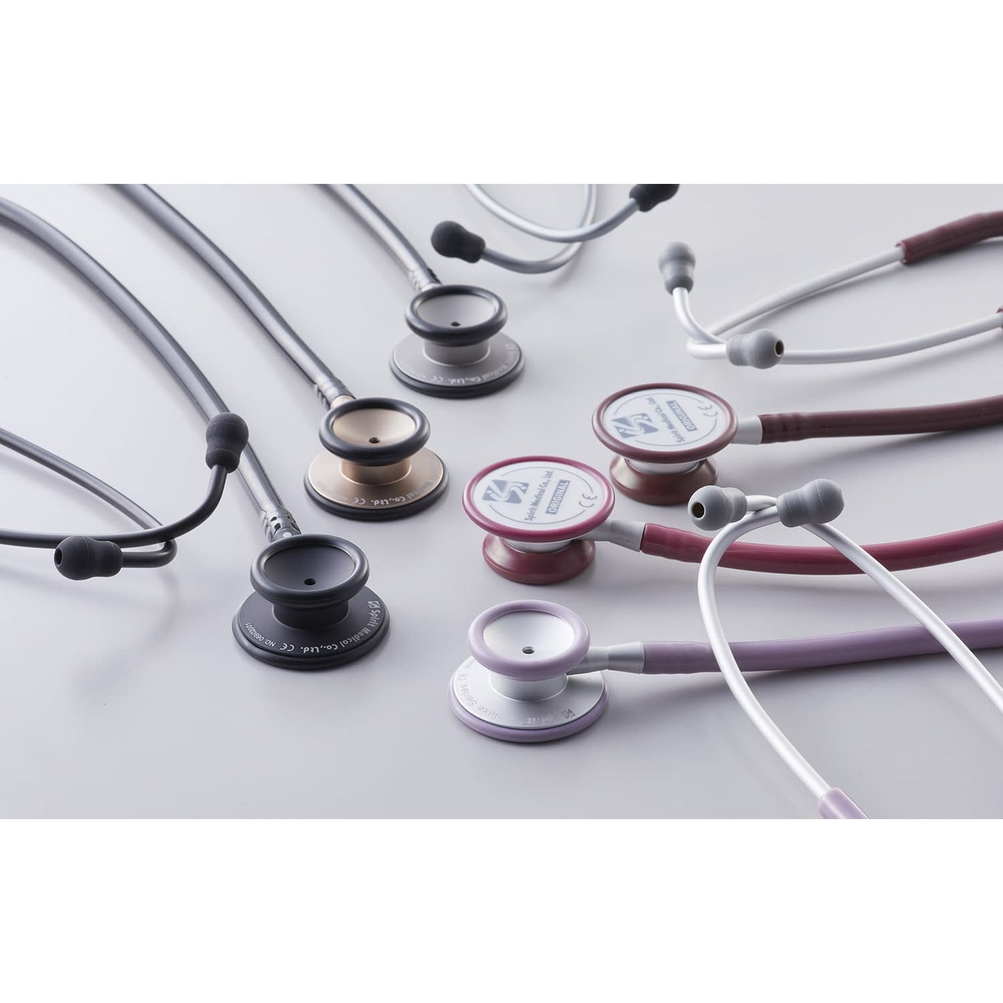 Spirit Stethoscope Nursing State 24-3605-10 Spirit Medical CK-A601CP (Matte Black)