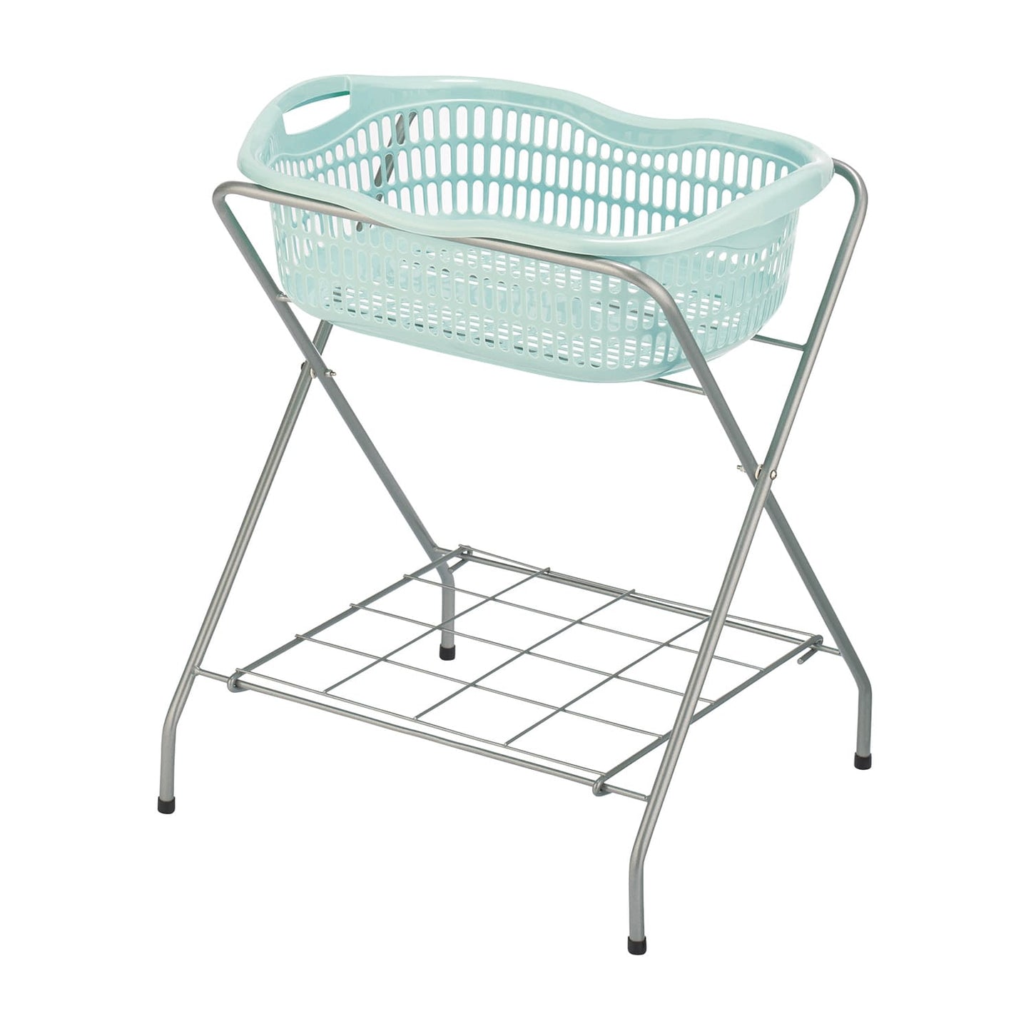 마츠요시 SN 탈의 바구니 (1 단) 의류 바구니 24-4500-03 MATSUYOSHI SN-BK02MB (민트 블루)