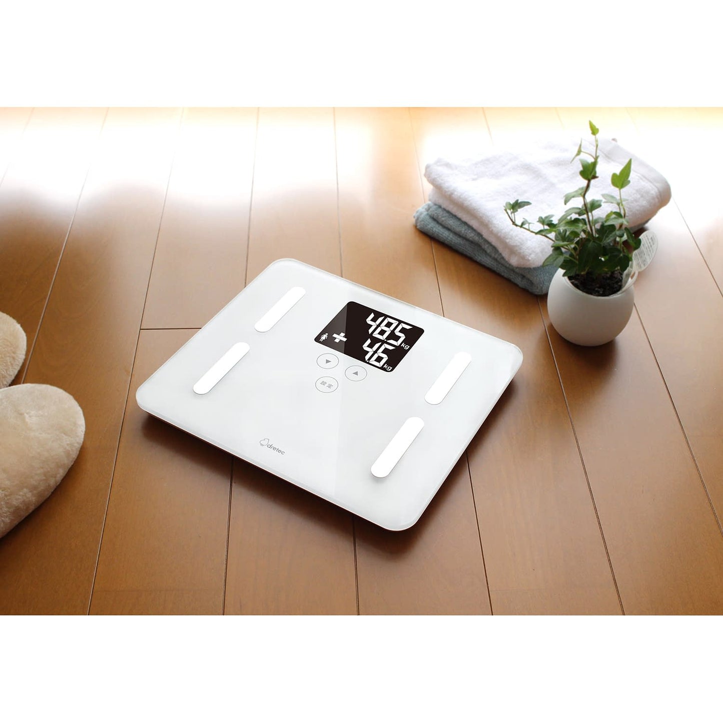 체중 체지방계 쿠라베루뿌라스 25-3863-00 드리텍 BS-247 WT (화이트)