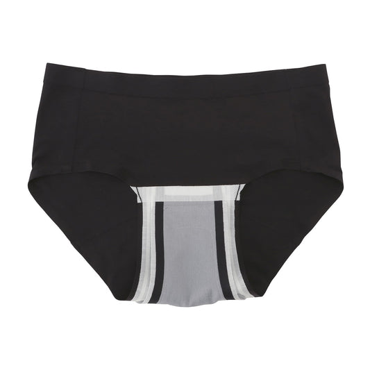 Absorbent Sanitary Shorts (Flat) Absorbent Shorts 25-3542-01 1WEEK SANITARY Plus 87903APS(L) Black