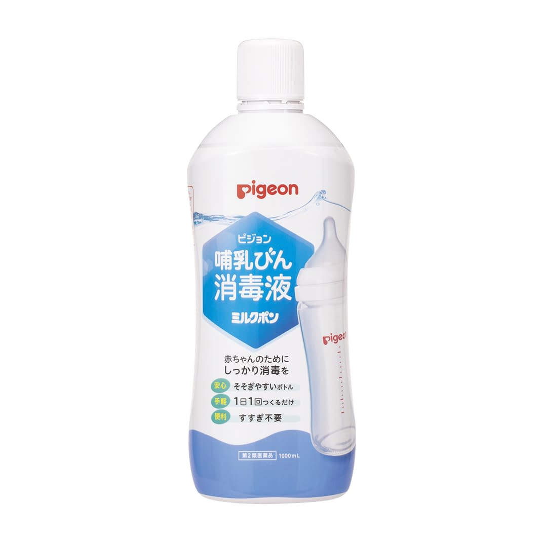 포유병 소독액 밀크폰(의약품) 살균 소독제 25-3699-00 비둘기 1022190(1000ML)
