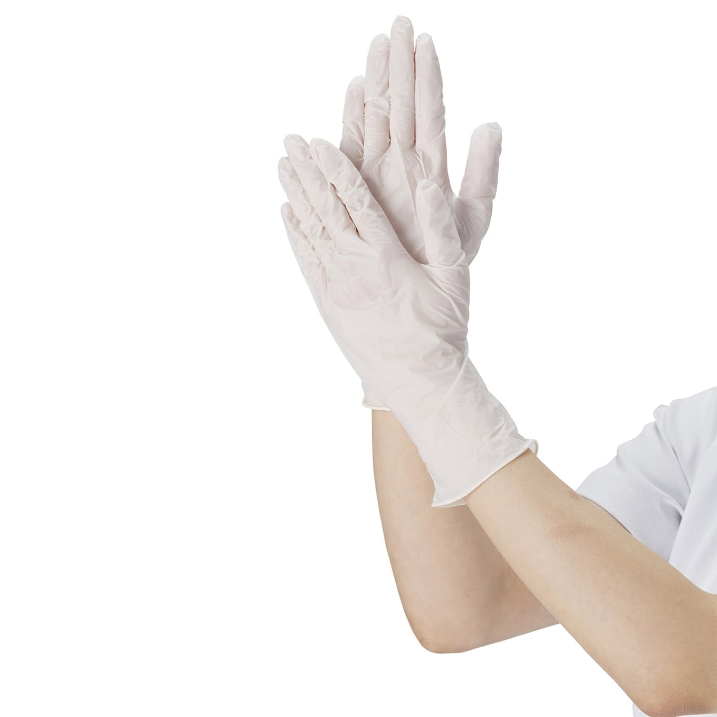 마츠요시 니트릴 글로브 화이트 【40 상자의 배수로 판매 (10 상자 단위 사이즈 혼재 가능)】 25-3267-00 마츠요시 MY-7551 (S)