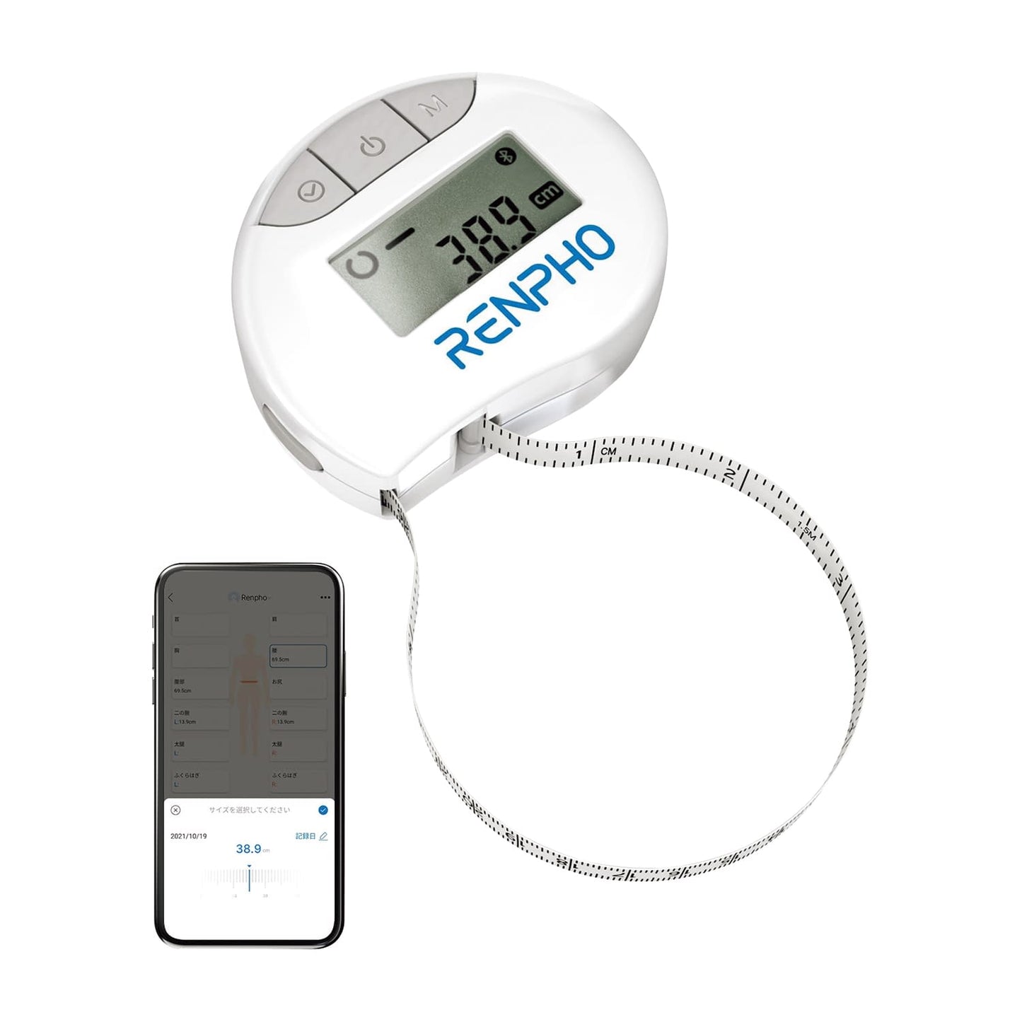 Smart Body Measure 25-7294-00 RENPHO RF-BMF01 (White)