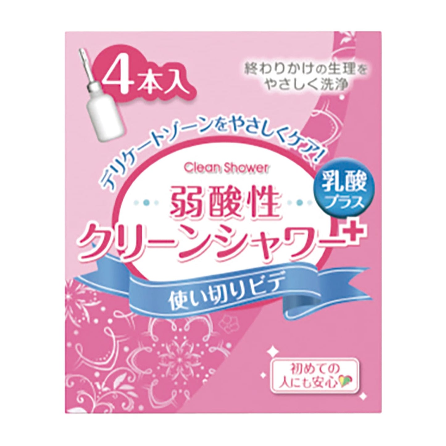 약산성 클린 샤워 플러스 일회용 비데 25-7225-00 오카모트라이프＋ 120ML