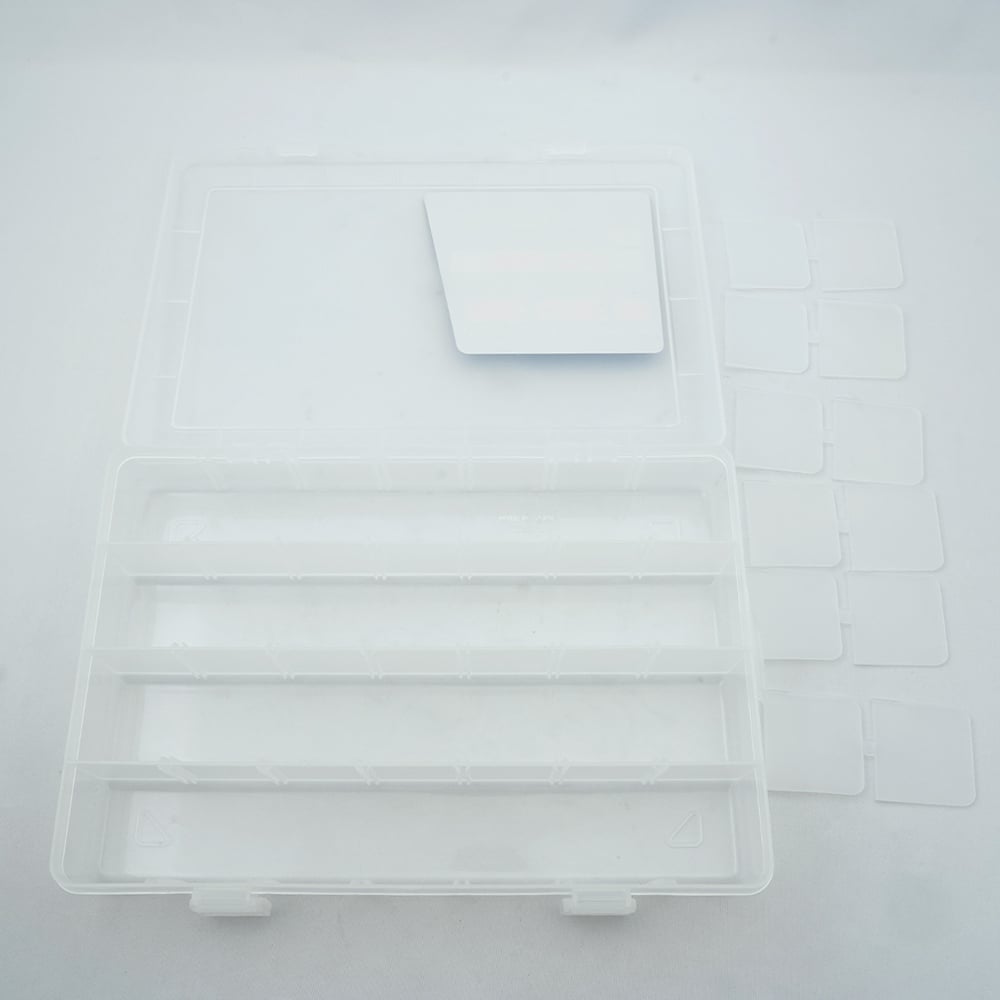 Free case 286 x 205 x 50 mm 12 dividers LL 1 piece