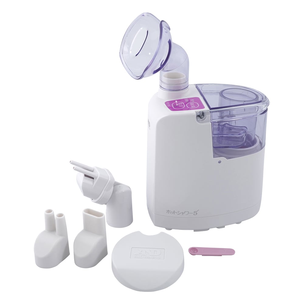 Ultrasonic Heat Inhaler (Hot Shower 5) Pink UN-135-P UN-135A-JC1 1 piece