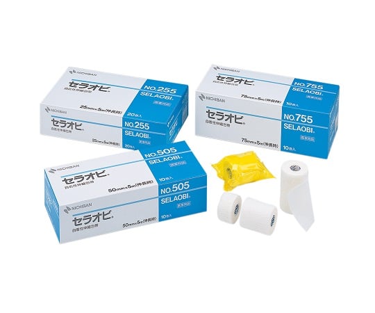 Self-adhesive elastic bandage Ceraobi(TM) 25mm x 5m 1 box (20 rolls) No.255 1 box (20 rolls)