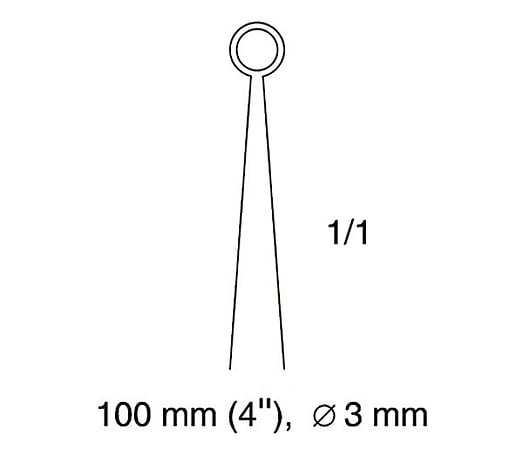 マイクロピンセット φ3mm　DB-24S1 1本