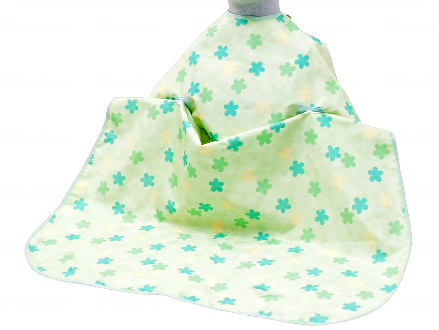 Wellfun Meal Apron, Hook and Loop Type, NC, Clover Green