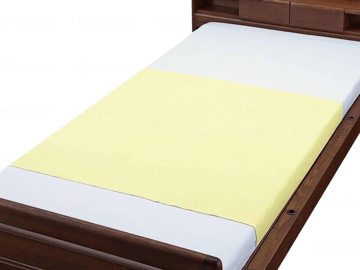 Wellfun Value Pack Cotton Blend Pile Waterproof Sheets 2-Piece Set Cream