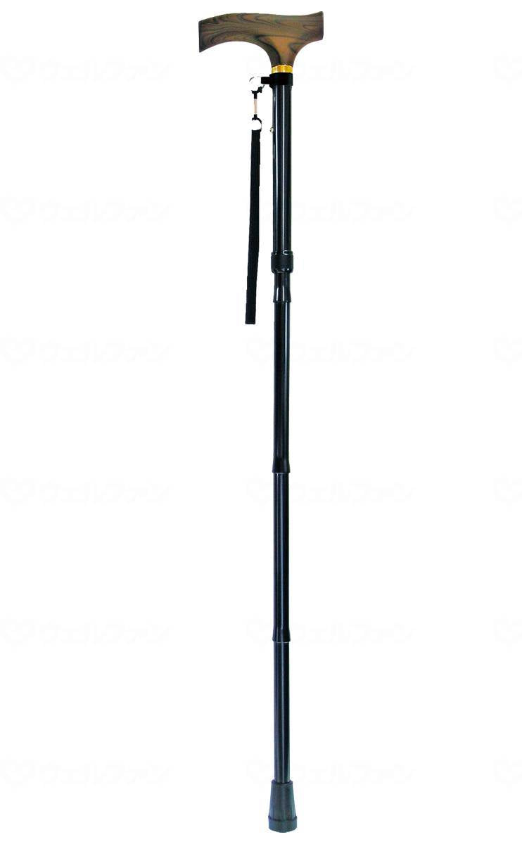 Wellfun Dream Life Stick, Foldable and Expandable (Slim Type), Black