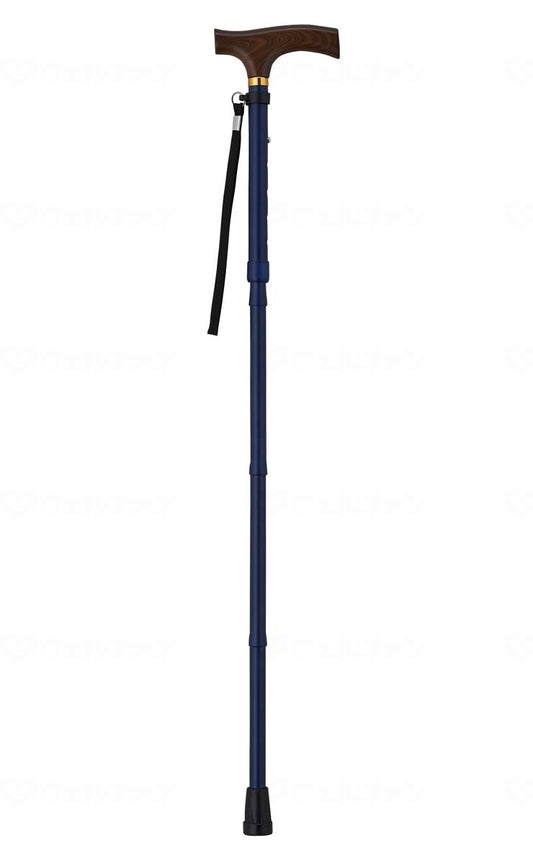 Wellfun Dream Life Stick, foldable and extendable (slim type), navy, gift box version