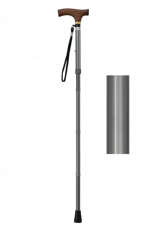 Wellfun Dream Life Stick, Folding and Telescopic Type (Slim Type), Gray