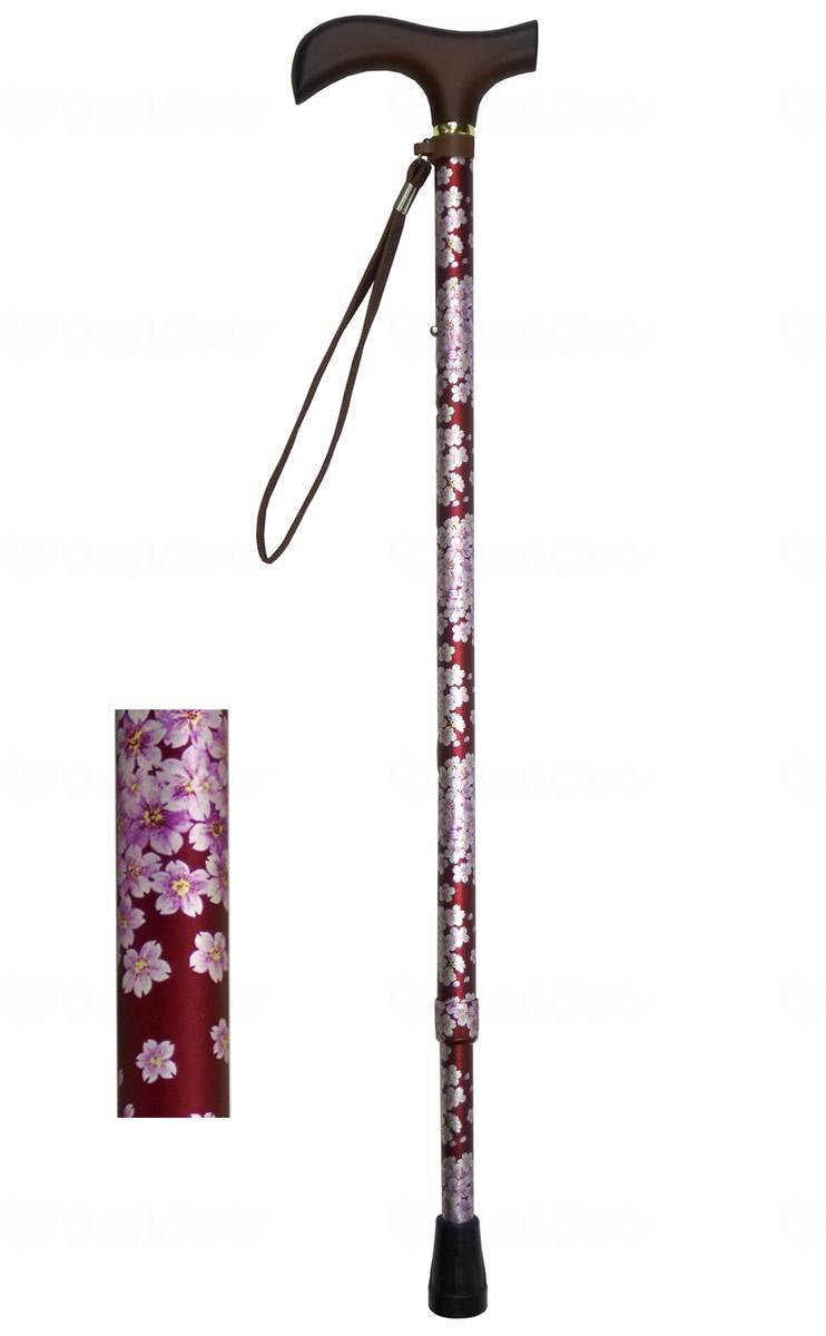Wellfun Dream Life Stick, Retractable Handle (Slim Type), Sakura Wine