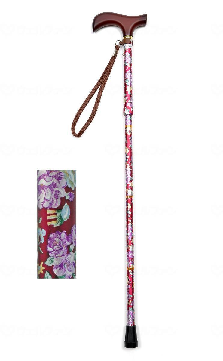 Wellfun Dream Life Walking Stick Folding and Extendable Flower Wine