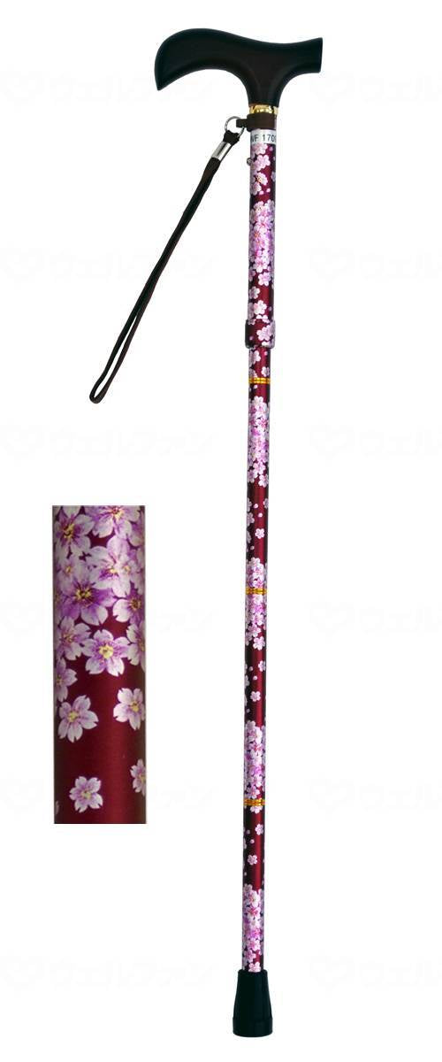 웰 팬 꿈 라이프 스태키 무늬 지팡이 접이식 신축형 벚꽃 날 선물 박스 사양