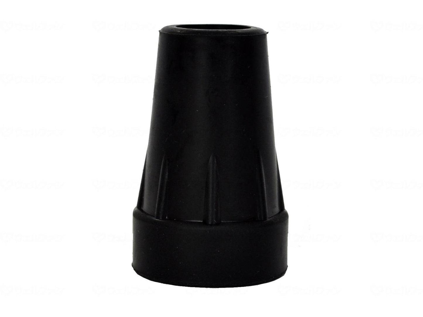Wellfan Cane Rubber Tip Black 16φ
