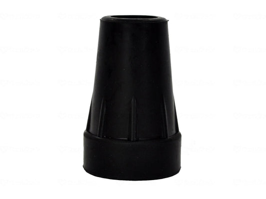 Wellfan Cane Rubber Tip Black 16φ