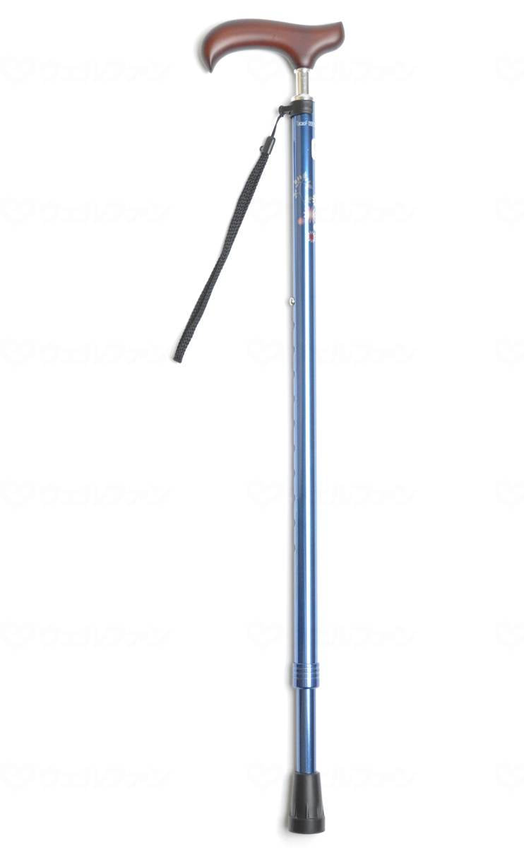 Wellfun Dream Life Stick Slim Neck Stretch Slim Type (Pattern) Peacock Blue x Flower Gift Box Specification