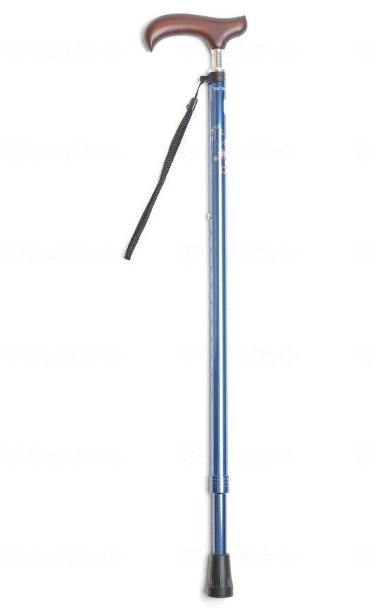 Wellfun Dream Life Stick Slim Neck Stretch Slim Type (Pattern) Peacock Blue x Flower Gift Box Specification