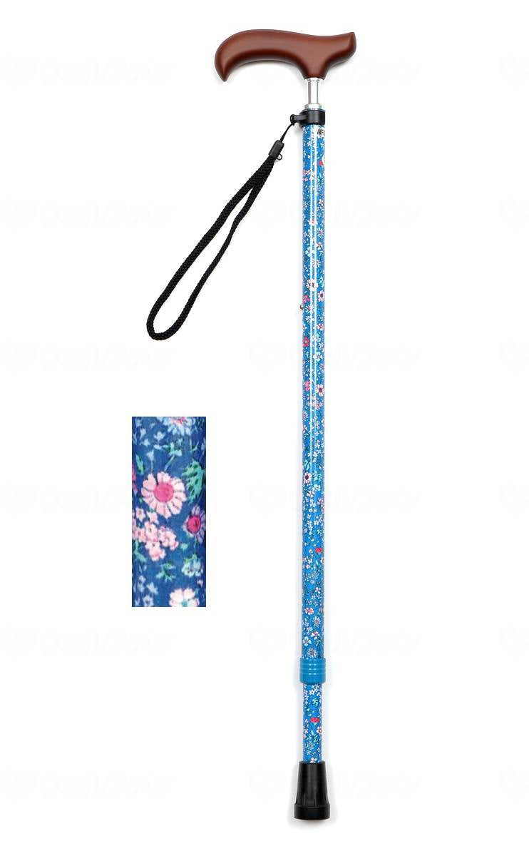 Wellfun Dream Life Stick Slim Neck Stretch Slim Type (Pattern) Blue Flower