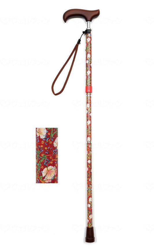 Wellfun Dream Life Stick Slim Neck Folding Slim Type (Pattern) Wine Floral