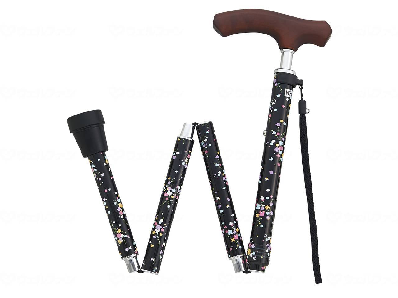 Wellfun Dream Life Stick Slim Neck Folding Basic Type (Pattern) Black Diamond