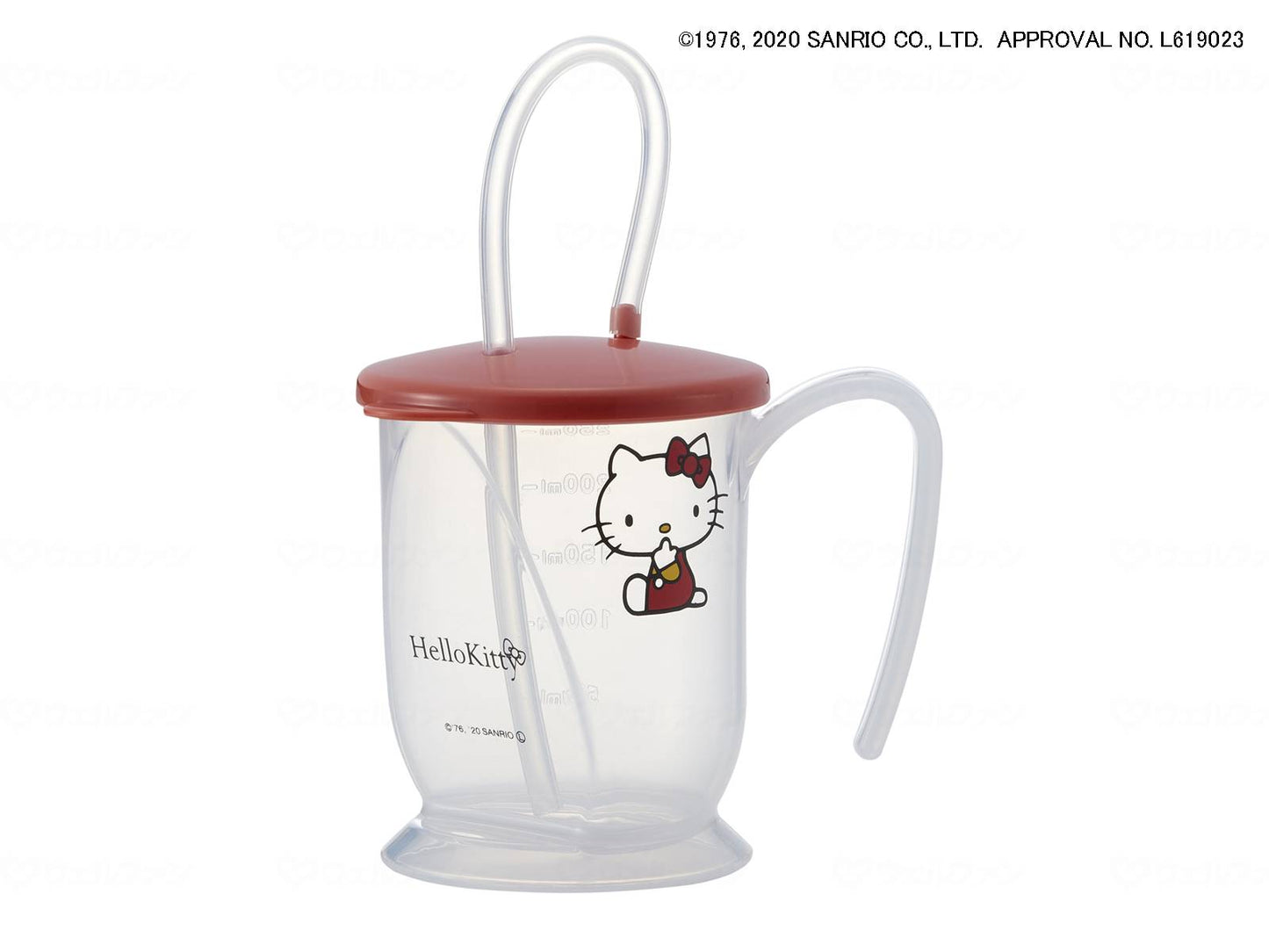 ウェルファンｽﾄﾛｰ付きｺｯﾌﾟ（ﾊﾛｰｷﾃｨ）