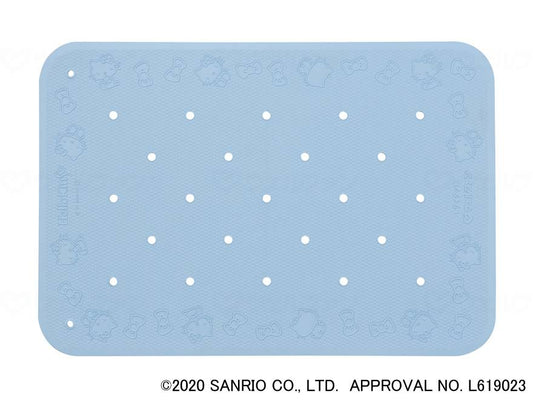 ウェルファンすべり止め入浴ﾏｯﾄ　ﾄﾗｲﾀｯﾁ（ﾊﾛｰｷﾃｨ） ﾌﾞﾙｰ M