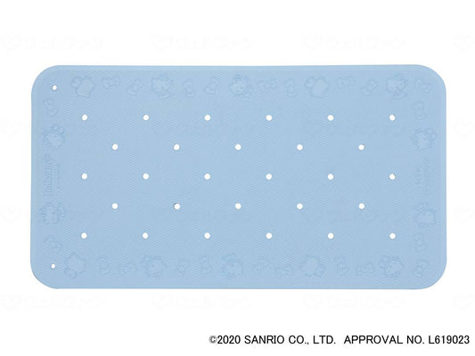 ウェルファンすべり止め入浴ﾏｯﾄ　ﾄﾗｲﾀｯﾁ（ﾊﾛｰｷﾃｨ） ﾌﾞﾙｰ L