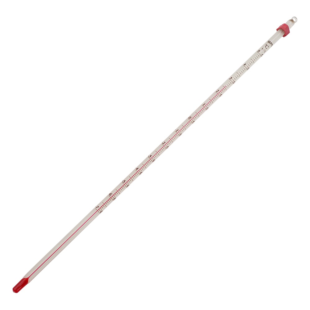 赤液棒状温度計　-70～50℃　0320-00 1本