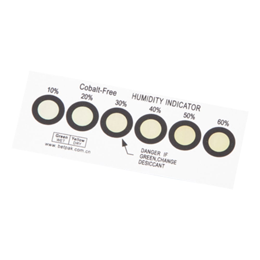Humidity indicator cards (reversible) 1 can (150 sheets) Cobalt-free 1 can (150 sheets)