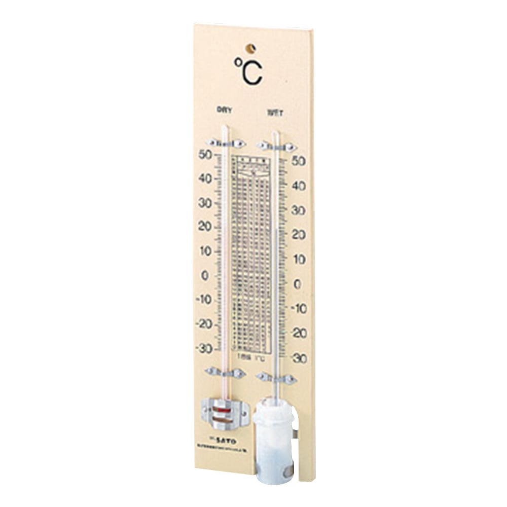 乾湿計　並板　1518-00 1台