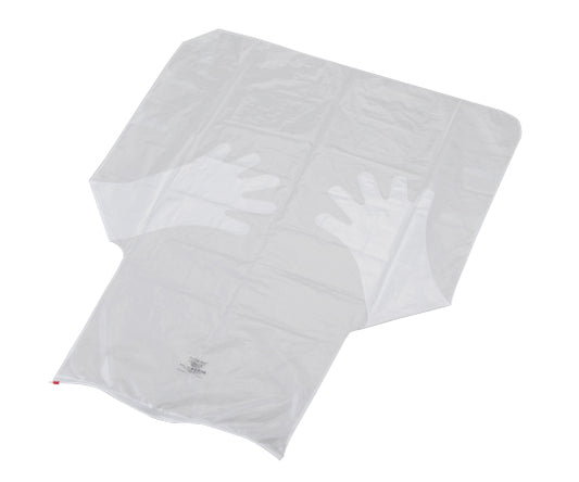 Glove bag (slide zipper type) 690 x 690 x 380mm 108D X-27-27HG 1 piece