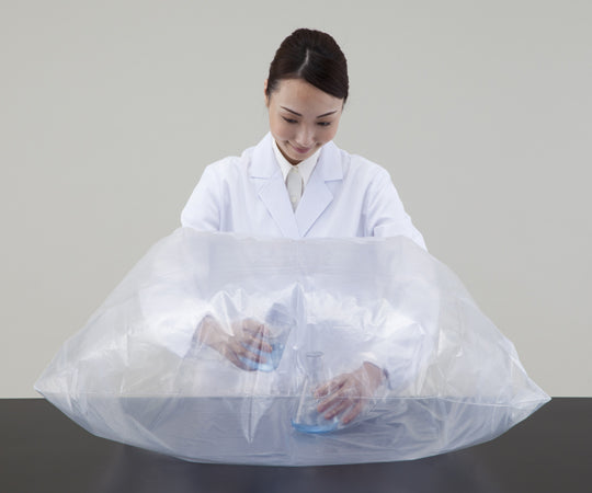 Glove bag (slide zipper type) 940 x 940 x 640mm 108D X-37-37HG 1 piece