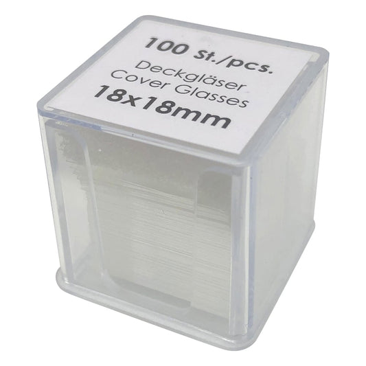 Cover glass 18 x 18 mm 100 sheets x 10 boxes 01 010 30_PK10 1 box (100 sheets x 10 boxes)