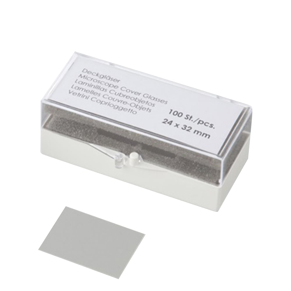 Cover glass 24×32mm 100 sheets×10 boxes 01 011 72_PK10 1 box (100 sheets×10 boxes)