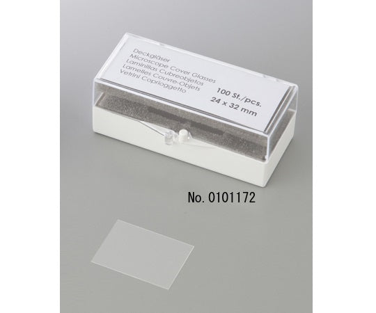 Cover glass 24×32mm 100 sheets×10 boxes 01 011 72_PK10 1 box (100 sheets×10 boxes)