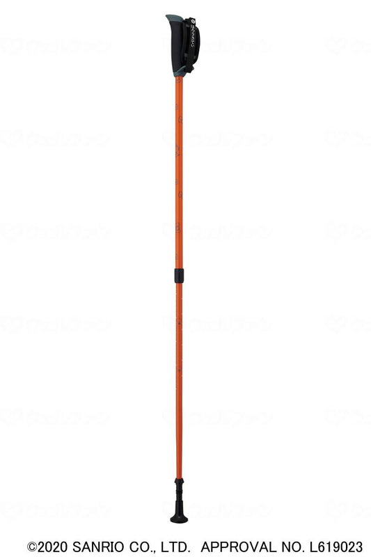 Wellfun Walking Pole (Hello Kitty) Orange