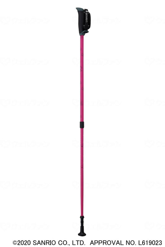 Wellfun Walking Pole (Hello Kitty) Pink