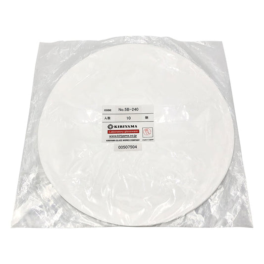 Kiriyama Funnel Filter Paper φ240mm 10 sheets No.5B 1 box (10 sheets)