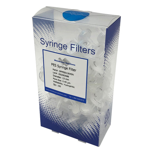 주사기 필터(친수성) PES φ13mm/φ0.45μm 1상자(100개입) PES013045 1상자(100개입)
