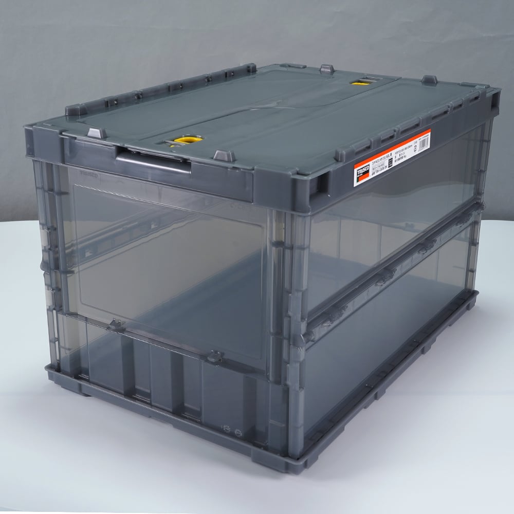 スケルトンカラーオリコン　ブラック　フタ有り　TSK-C50B 1個