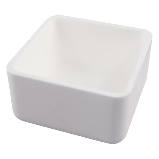 アルミナ焼成用容器　角型るつぼ　90角×50mm　SSA-Tサヤ　90角 1個