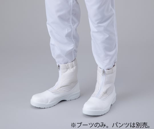 クリーン安全ショートブーツ　白　29.0cm　FS665C-01 29.0 1足