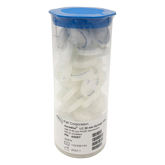 アクロディスク（R）シリンジフィルター 親水性PVDF 0.45μm/φ25mm 1箱（50個入）　4408TC 1箱(50個入)