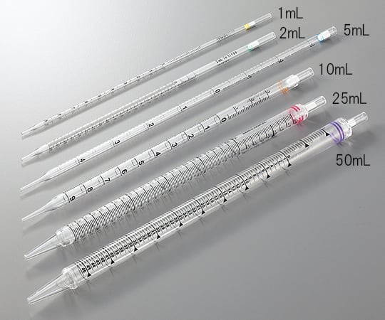 Violamo Disposable Pipettes, Peeling Packaging (Plastic + Paper), 25mL, 150 Pipettes, 1 Box (1 Pipe x 150 Bags)