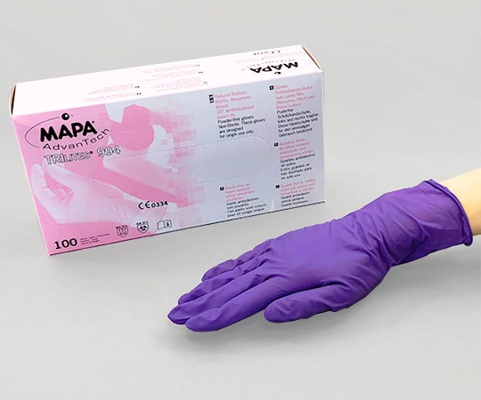 Chemical-resistant gloves (Tri-Lites 994, full-face embossed type) M 100 pieces 1 box (100 pieces)